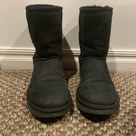 UGG Shoes - Ugg Classic Short Boot Black Size 7.